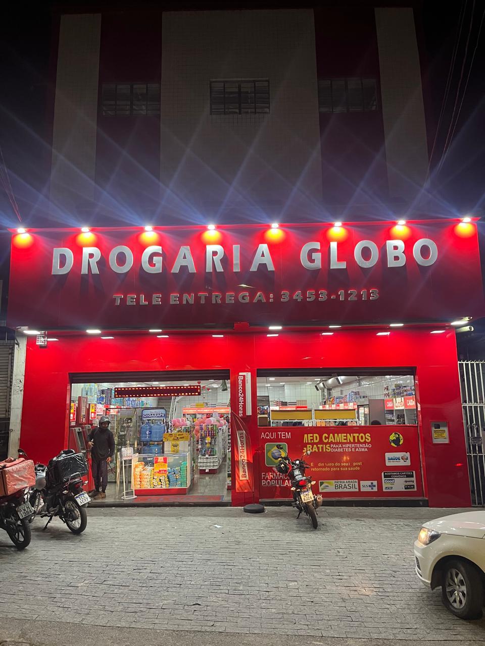 Fachada da Drogaria Globo
